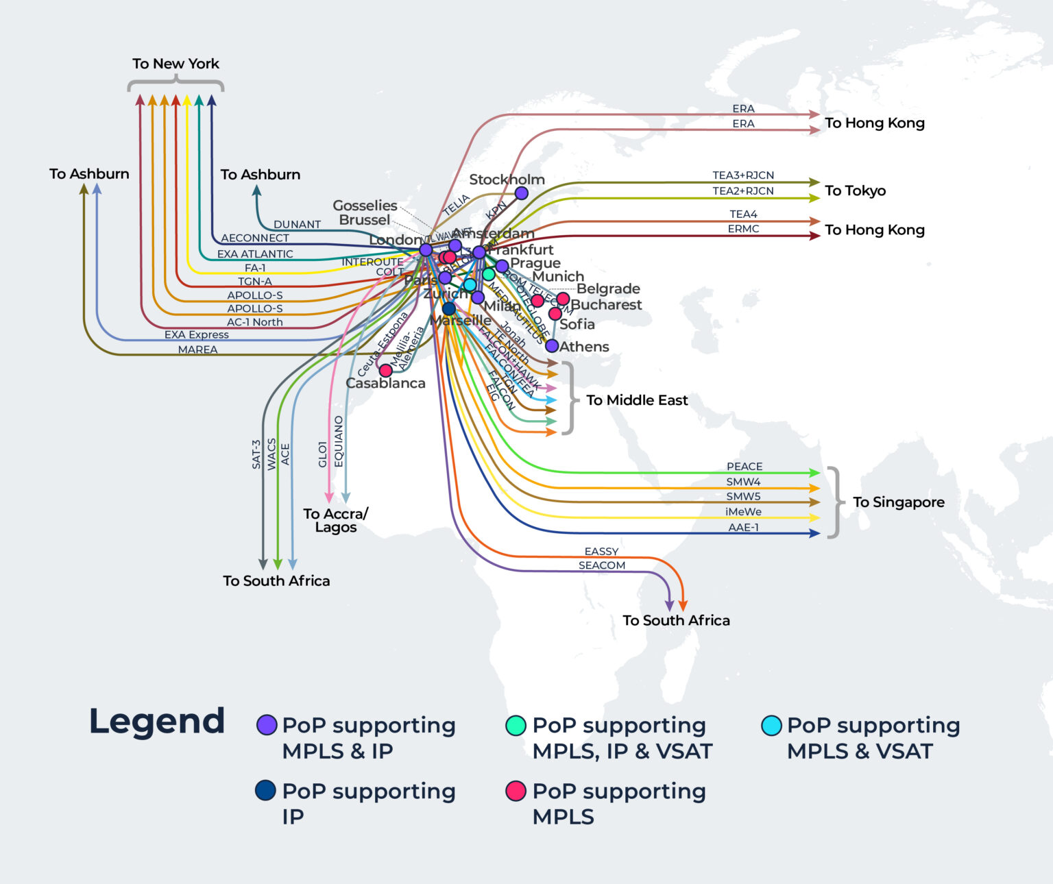 Global High-Capacity Fibre & IP Network | PCCW Global